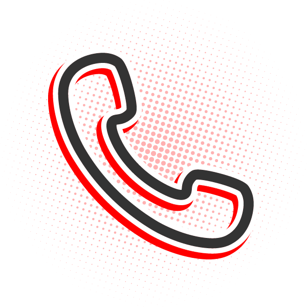 ikona kontakt telefon w stylu multi